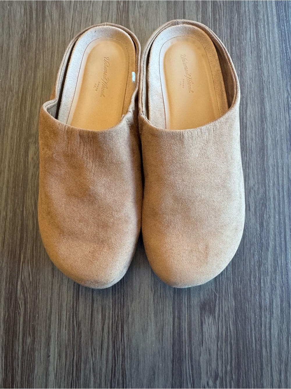 Universal Thread Women’s Tan Suede Slip-On Mules - Picture 8 of 8